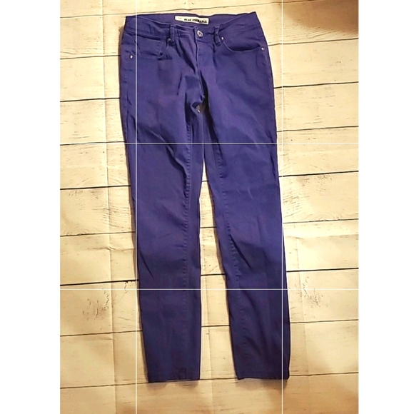 Blue Exchange ™ Size 28 Purple Skinny Jeans - Picture 1 of 1